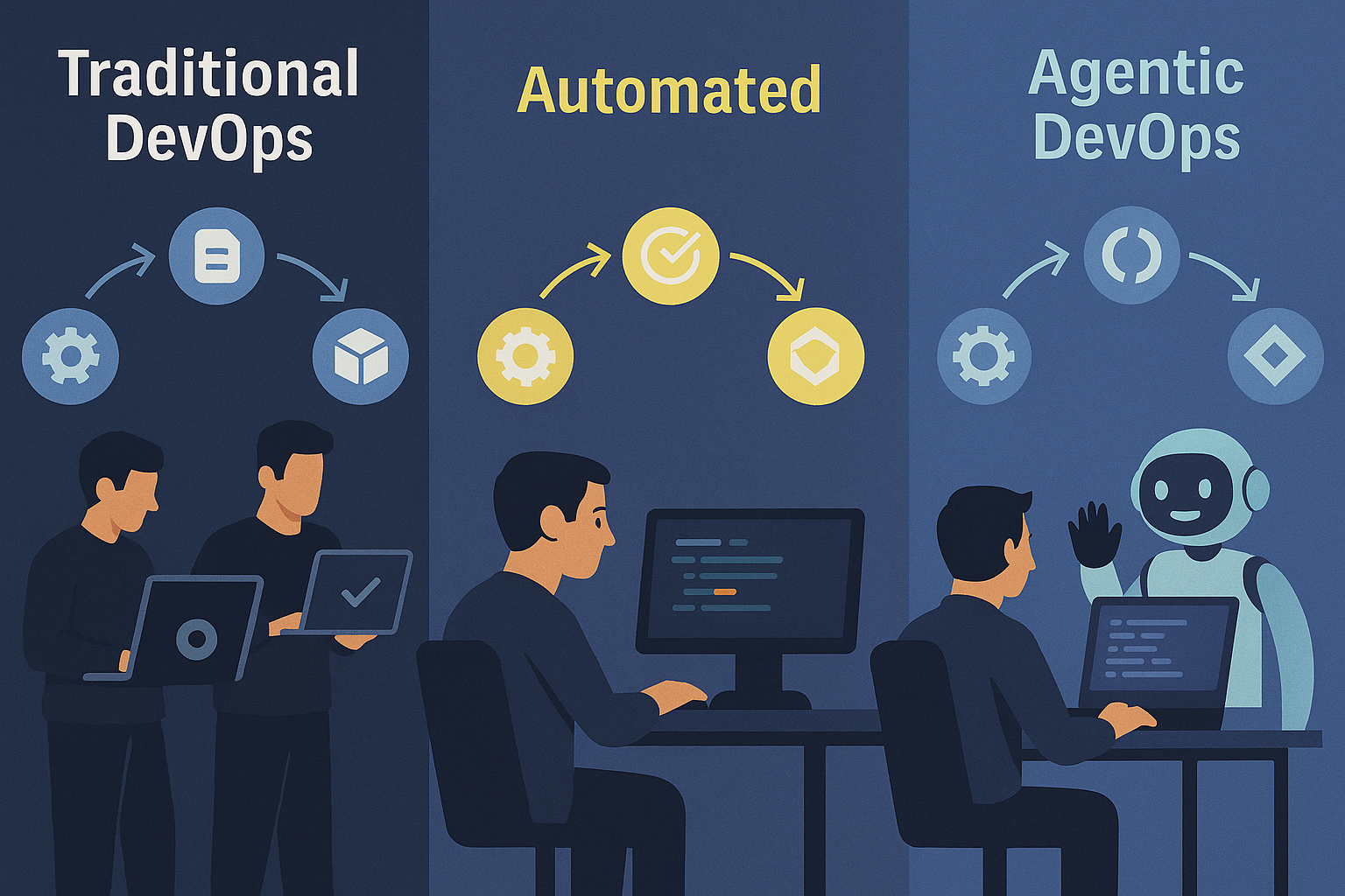 Evolution from Traditional DevOps to Agentic DevOps